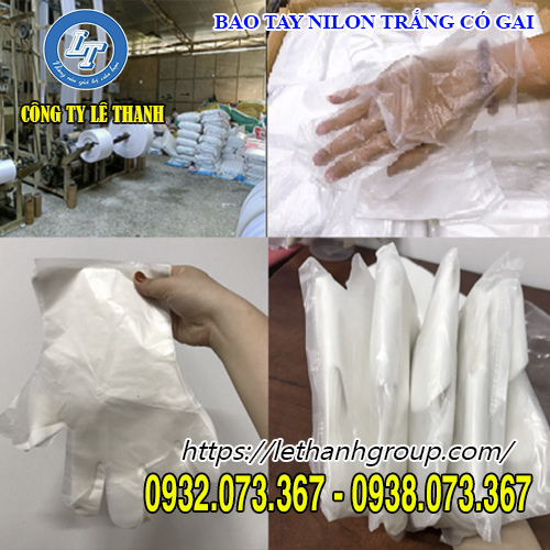 BAO TAY NILON TRẮNG CÓ GAI, CAO CẤP GIÁ TỐT BAO TAY NILON