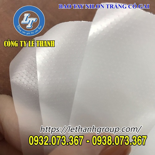 BAO TAY NILON TRẮNG CÓ GAI, CAO CẤP GIÁ TỐT BAO TAY NILON