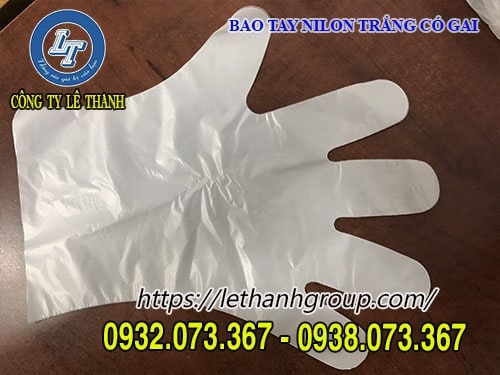 BAO TAY NILON TRẮNG CÓ GAI, CAO CẤP GIÁ TỐT BAO TAY NILON
