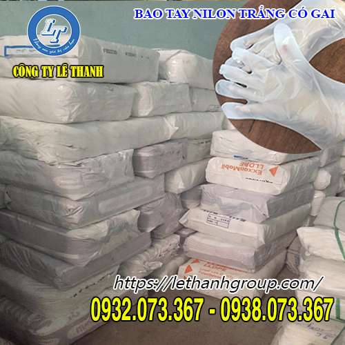 BAO TAY NILON TRẮNG CÓ GAI, CAO CẤP GIÁ TỐT BAO TAY NILON