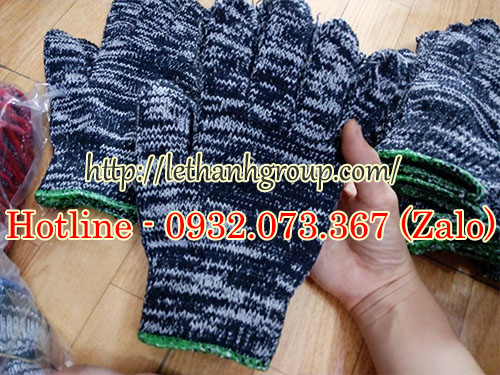 Găng tay len muối tiêu - Găng tay bảo hộ có giá rẻ nhất Găng tay len muối tiêu - Găng tay bảo hộ có giá rẻ nhất