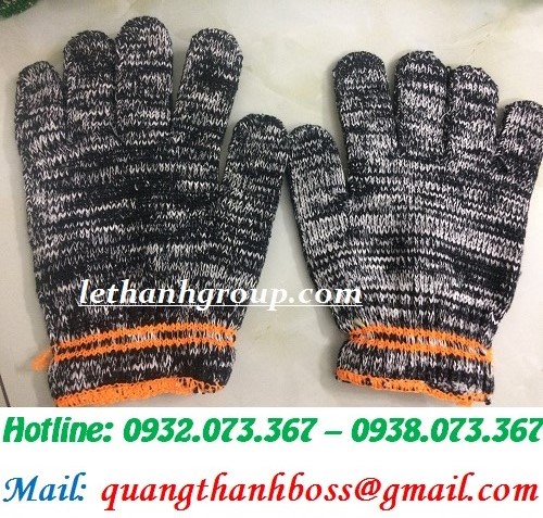 Găng tay len muối tiêu giá rẻ Găng tay len muối tiêu giá rẻ