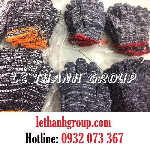 Găng tay len muối tiêu giá rẻ Găng tay len muối tiêu giá rẻ