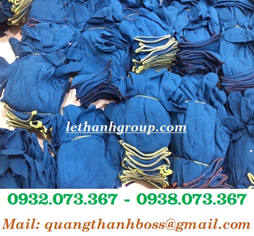 GĂNG TAY VẢI MỎNG XANH