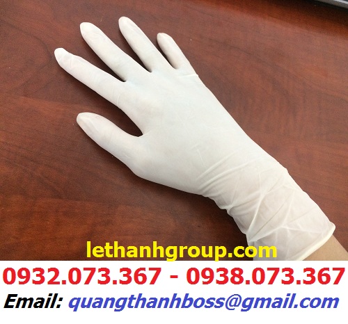 Găng tay y tế latex trắng Găng tay y tế latex trắng