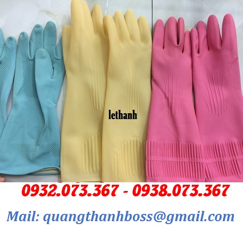 GĂNG TAY CAO SU HƯỚNG NHIỀU MÀU