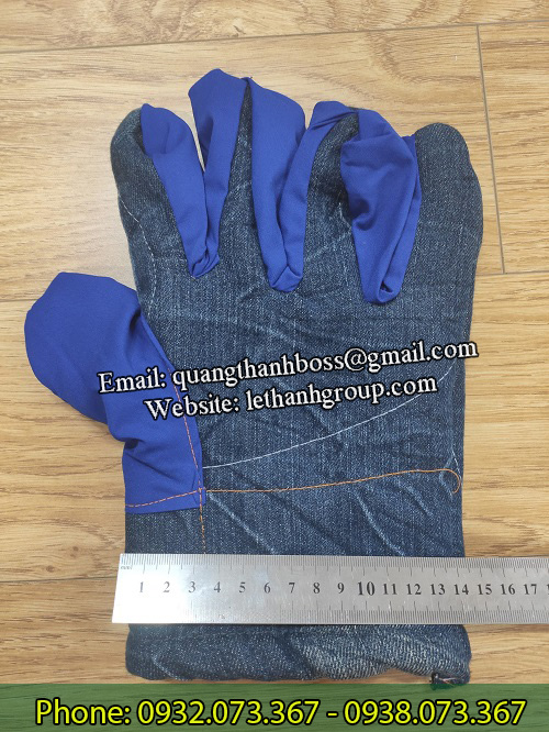 GĂNG TAY VẢI JEAN GĂNG TAY VẢI JEAN