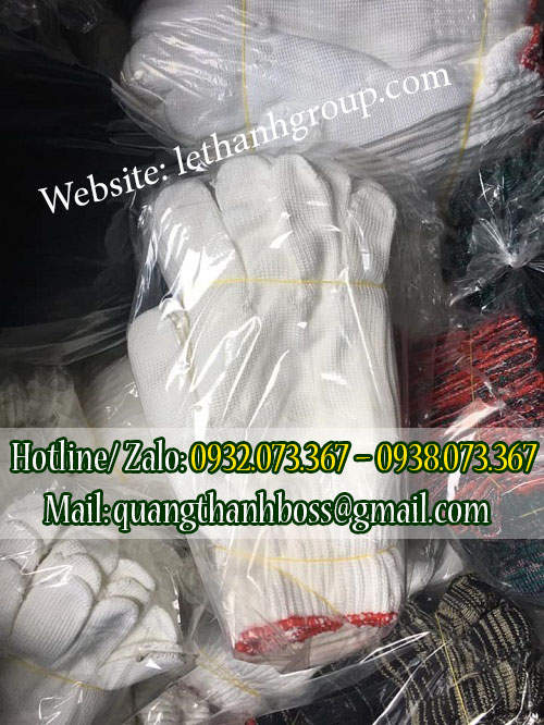 GĂNG TAY TRẮNG POLY