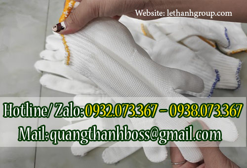 GĂNG TAY POLY TRẮNG