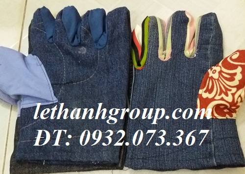 găng tay vải jean
