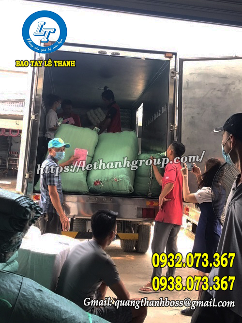 GĂNG TAY TRẮNG POLY LETHANHGROUP, NƠI SẢN XUẤT GÍ RẺ TPHCM XE TẢI CHỞ HÀNG