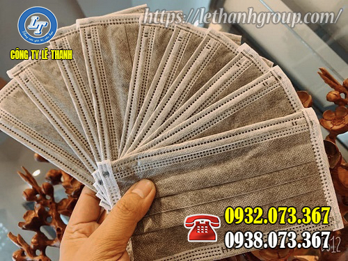 NGUỒN SỈ KHẨU TRANG Y TẾ XUẤT KHẨU khẩu trang màu xám