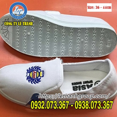 CƠ SỞ GIÀY ASIA GIÁ TỐT MỌI MIỀN GIÀY ASIA TRẮNG BÔNG LÚA