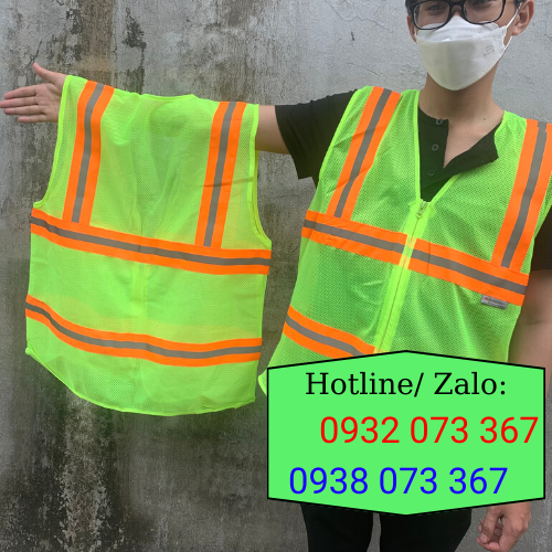 Áo phản quang là gì? Mua ở đâu giá rẻ tại TPHCM áo phản quang lưới màu xanh lá