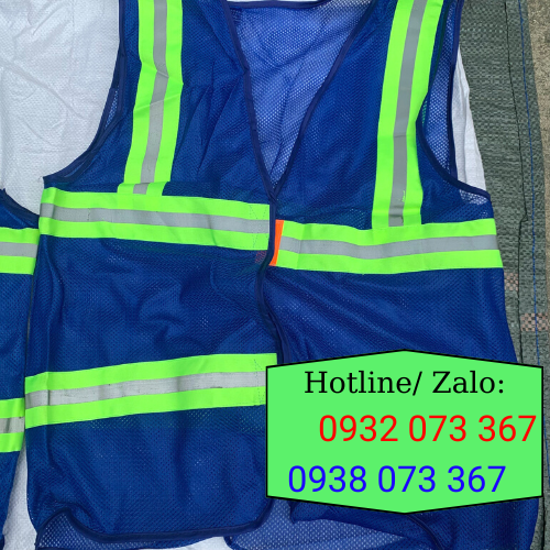 Áo phản quang là gì? Mua ở đâu giá rẻ tại TPHCM áo phản quang lưới màu xanh đen