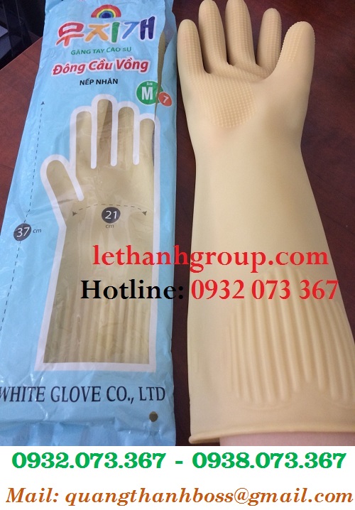 GĂNG TAY CẦU VỒNG MÀU KEM