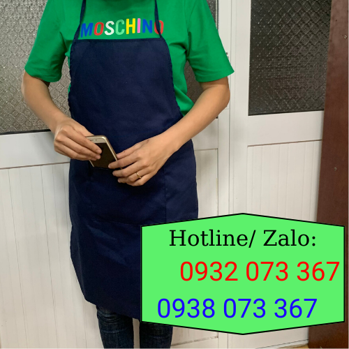 Bán tạp dề các loại giá sỉ rẻ tại TPHCM tạp dề vải kaki