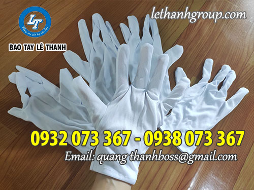 Nhận may găng tay vải cotton, poly chào đón Tết Găng tay vải thun T10