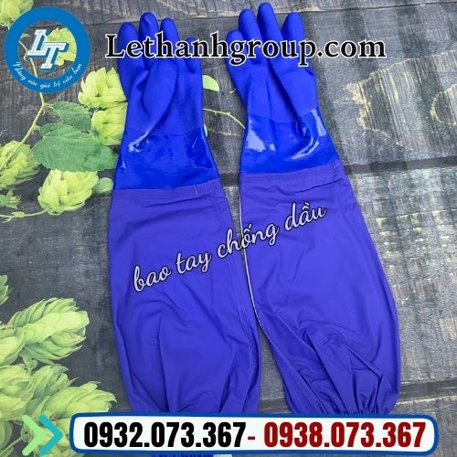 bao tay cao su chống dầu loại dài giá rẻ bao tay cao su chống dầu loại dài giá rẻ