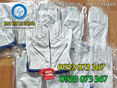 Găng tay chống nóng bằng da cừu Găng tay da cừu