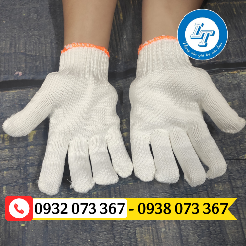 ĐẠI LÝ GĂNG TAY LEN GIÁ RẺ TẠI TIỀN GIANG găng tay len poly trắng