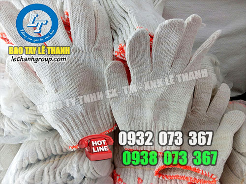 Bao tay len giá rẻ đón Tết Bao tay len kem trắng sợi cotton