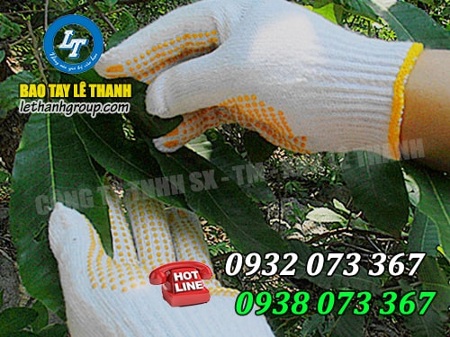 Giá bao tay phủ hạt nhựa cho năm mới 5 Bao tay len phủ hạt nhựa