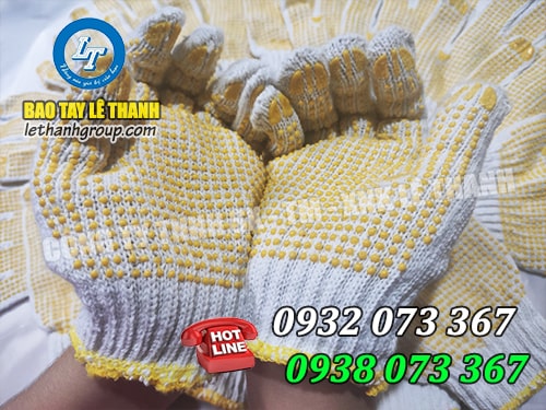 Giá bao tay phủ hạt nhựa cho năm mới 8 Bao tay găng tay phủ hạt nhựa