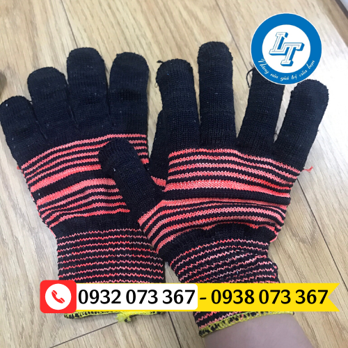 Bao tay len sọc nhiều màu giá sỉ bao tay len