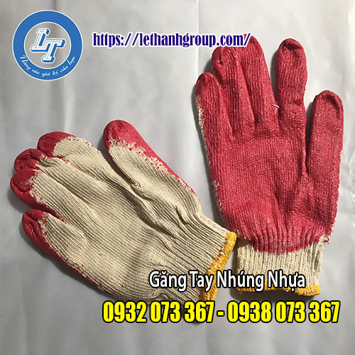 CƠ SỞ SẢN XUẤT GĂNG TAY NHÚNG NHỰA, MIỄN PHÍ VẬN CHUYỂN TPHCM găng tay nhúng nhựa màu đỏ