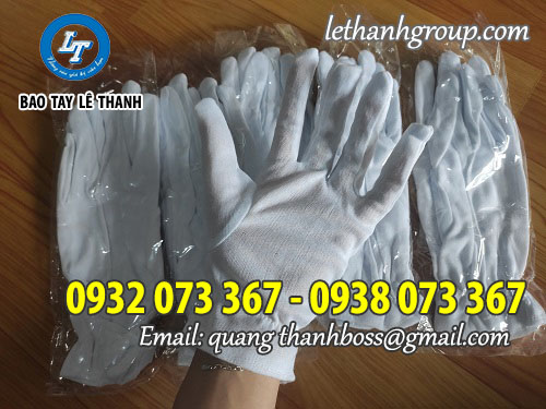 Nhận may găng tay vải cotton, poly chào đón tết 2021 bao tay rap kẻ hàn quốc