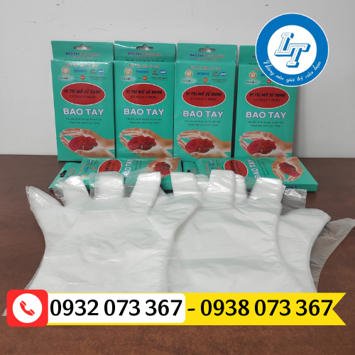BAO TAY XỐP TRẮNG DÙNG 1 LẦN GIÁ SIÊU RẺ bao tay xốp