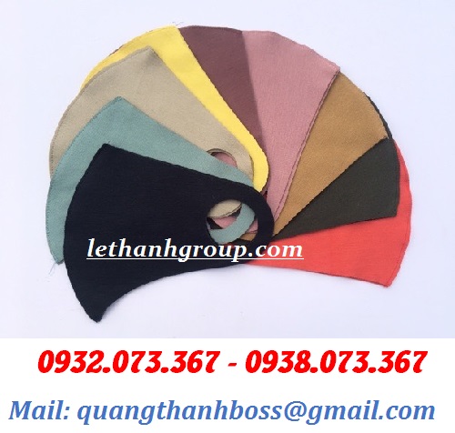 KHẨU TRANG VẢI SU NHIỀU MÀU