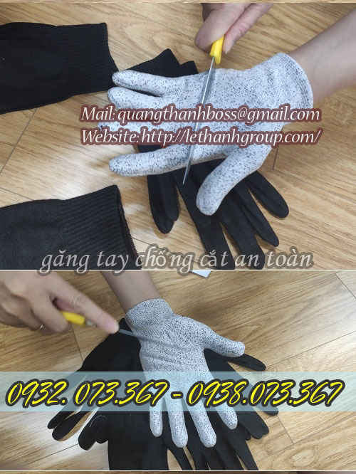 sử dụng găng tay chống cắt hiệu quả sử dụng găng tay chống cắt hiệu quả