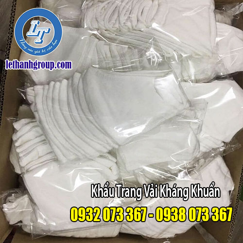 XƯỞNG MAY GIA CÔNG KHẨU TRANG VẢI KHÁNG KHUẨN GIÁ TỐT mẫu khẩu trang vải đep