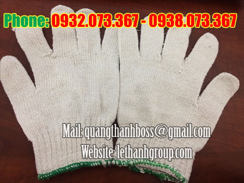 Mua găng tay len bảo hộ màu kem giá tốt Mua găng tay len bảo hộ màu kem giá tốt