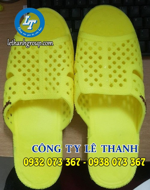 Mua bán dép tổ ong trẻ em, người lớn giá sỉ 9 Dép tổ ong màu vàng chanh