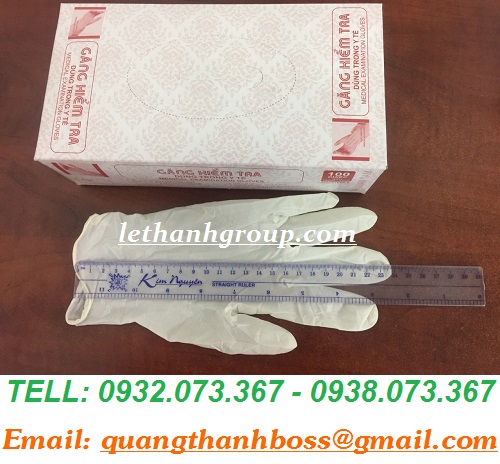 GĂNG TAY KIỂM TRA DÙNG TRONG Y TẾ