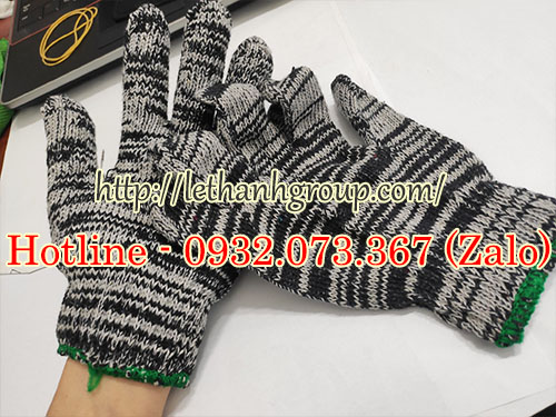 Găng tay len muối tiêu - Găng tay bảo hộ có giá rẻ nhất Găng tay len muối tiêu - Găng tay bảo hộ có giá rẻ nhất