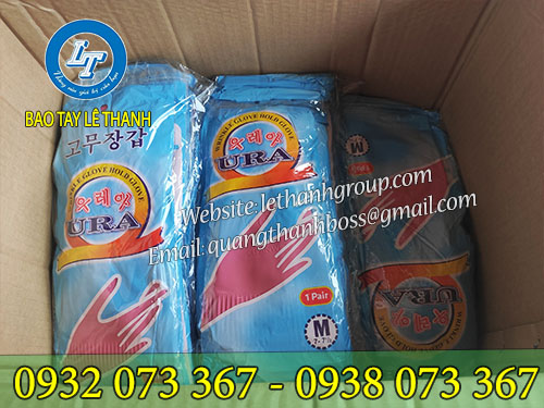 Găng tay cao su bảo hộ, đa công dụng Găng tay cao su rửa chén