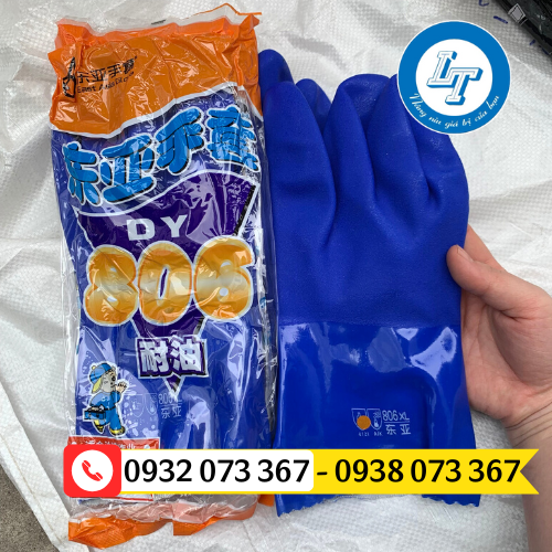 Nơi bán găng tay cao su chống dầu giá rẻ găng tay cao su chịu dầu