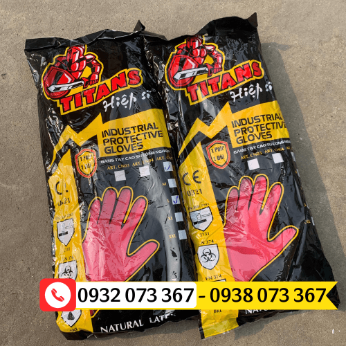 Cung cấp các loại găng tay chống hóa chất giá sỉ rẻ găng tay cao su titans