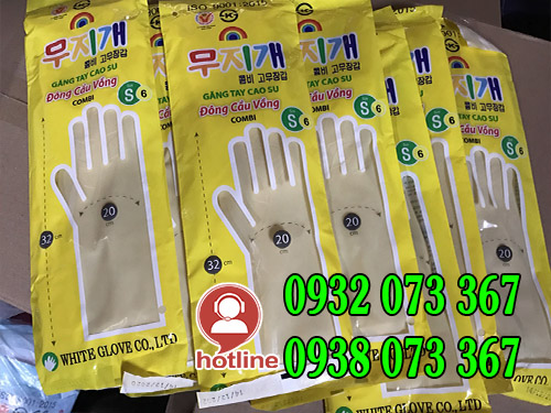 CUNG CẤP GĂNG TAY CAO SU ĐÔNG CẦU VỒNG GIÁ RẺ HẤP DẪN CHO ĐẠI LÝ găng tay cao su đông cầu vồng