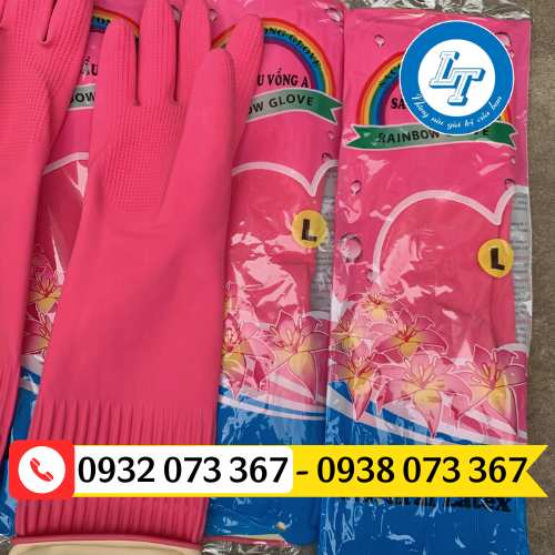Găng tay cao su Sắc Cầu Vồng giá sỉ tại công ty găng tay cao su sắc cầu vồng