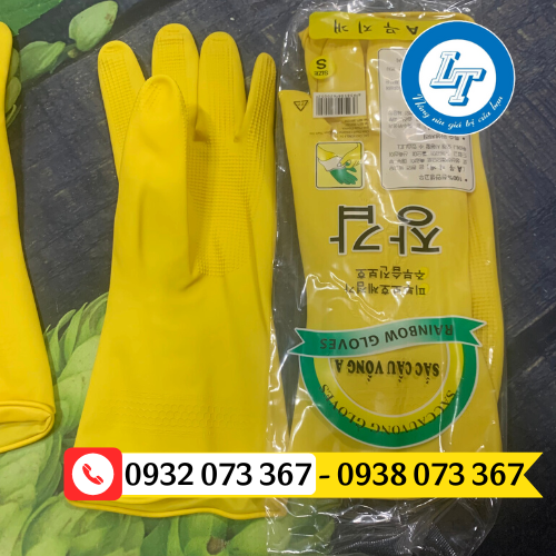 Găng tay cao su Sắc Cầu Vồng giá sỉ tại công ty găng tay cao su sắc cầu vồng