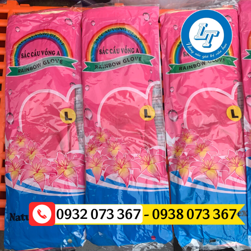 Găng tay cao su Sắc Cầu Vồng giá sỉ tại công ty găng tay cao su sắc cầu vồng