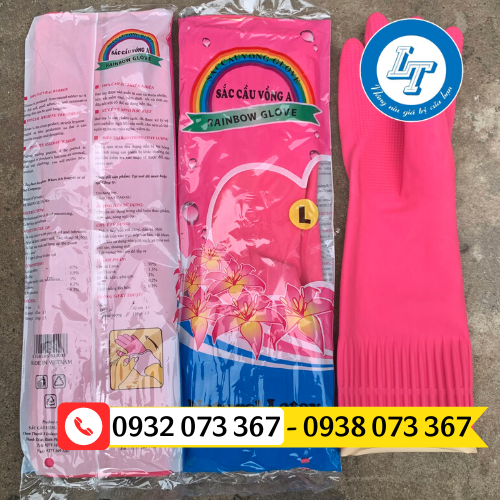 Găng tay cao su Sắc Cầu Vồng giá sỉ tại công ty găng tay cao su sắc cầu vồng