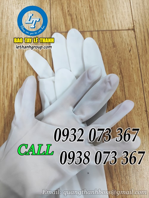 Găng tay cao su trong suốt siêu dai, siêu bền 6 Găng tay cao su trong suốt