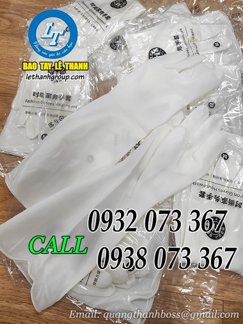 Găng tay cao su trong suốt siêu dai, siêu bền  Găng tay cao su trong suốt
