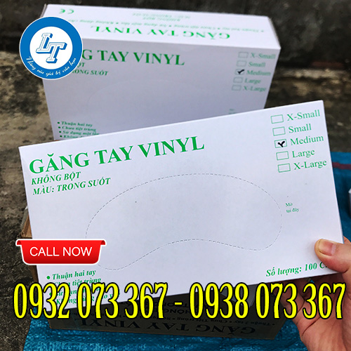 Găng tay cao su trong suốt dùng 1 lần giá rẻ TPHCM găng tay y tế trọng suốt không bột